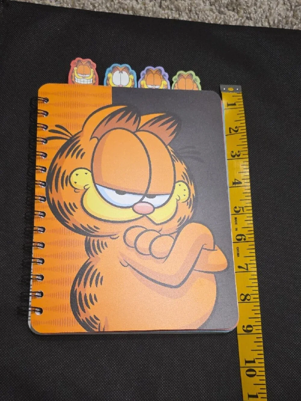 Garfield Spiral Notebook w/ 4 Tabs